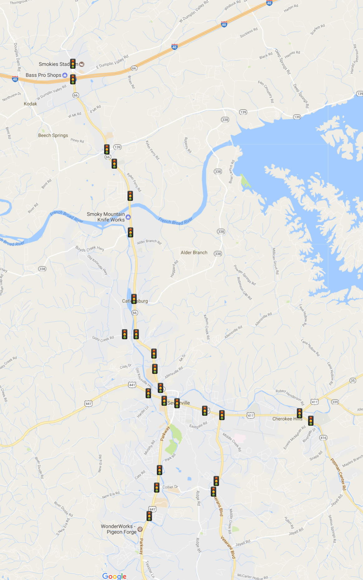 Sevierville Tn Map Map Of Sevierville Tn With Download 60 Off